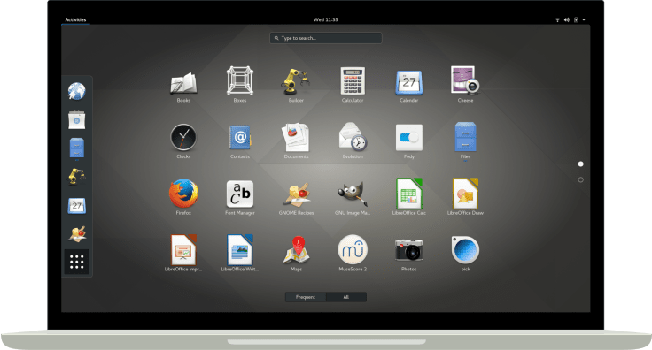 GNOME 3 Desktop screenshot